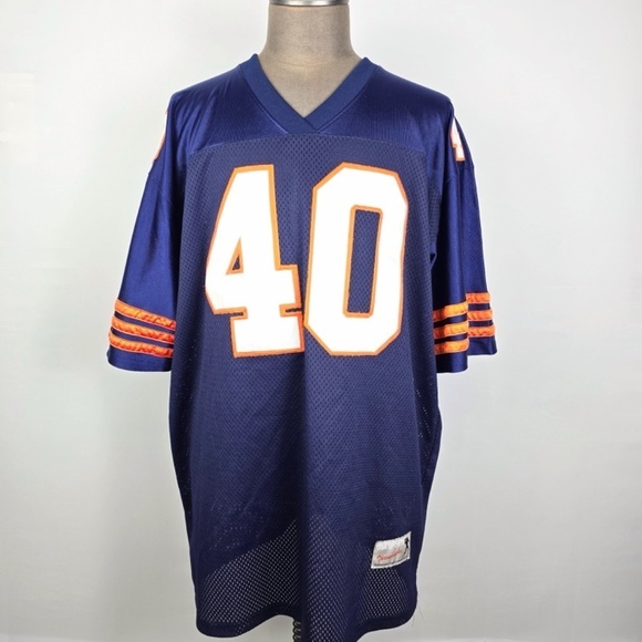 VINTAGE X HALL OF FAME -Sayers Chicago Bears USA SPORTS THROWBACKS Jersey XXL - Picture 4 of 9